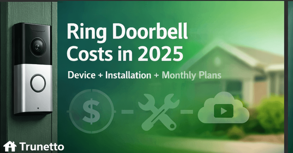 Ring Doorbell Installation Cost (2025): Real Pricing for DIY vs Pro